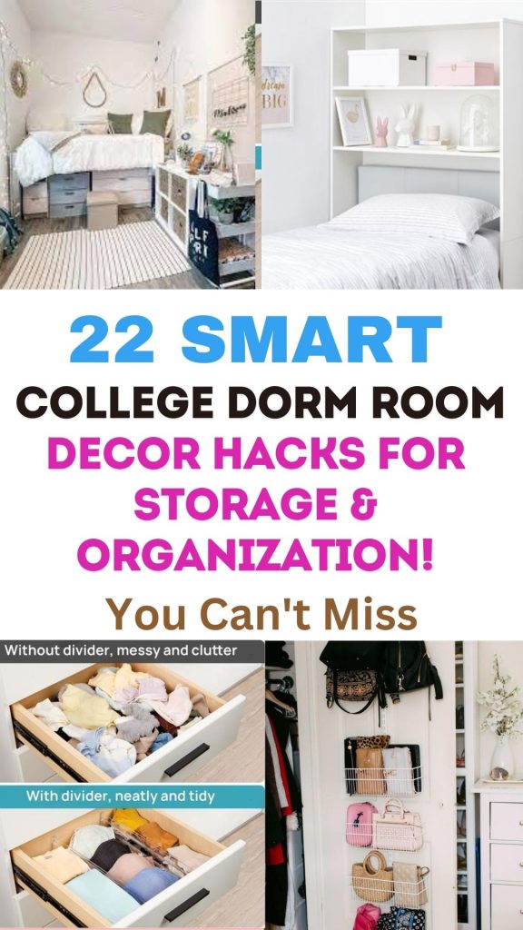 Smart College Dorm Room Decor 