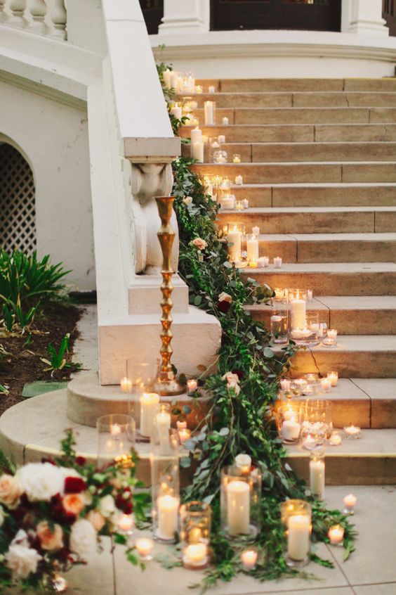 winter wedding decor