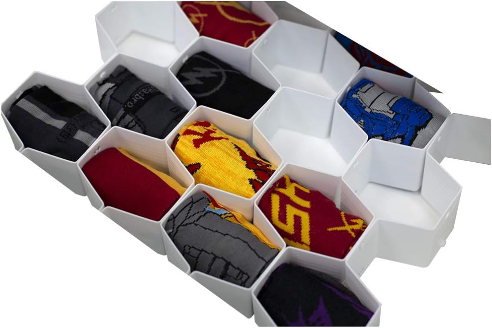 Honeycomb shaped drawer organizer from Amazon.