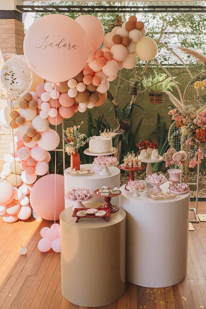 A chic-boho 1st birthday party.