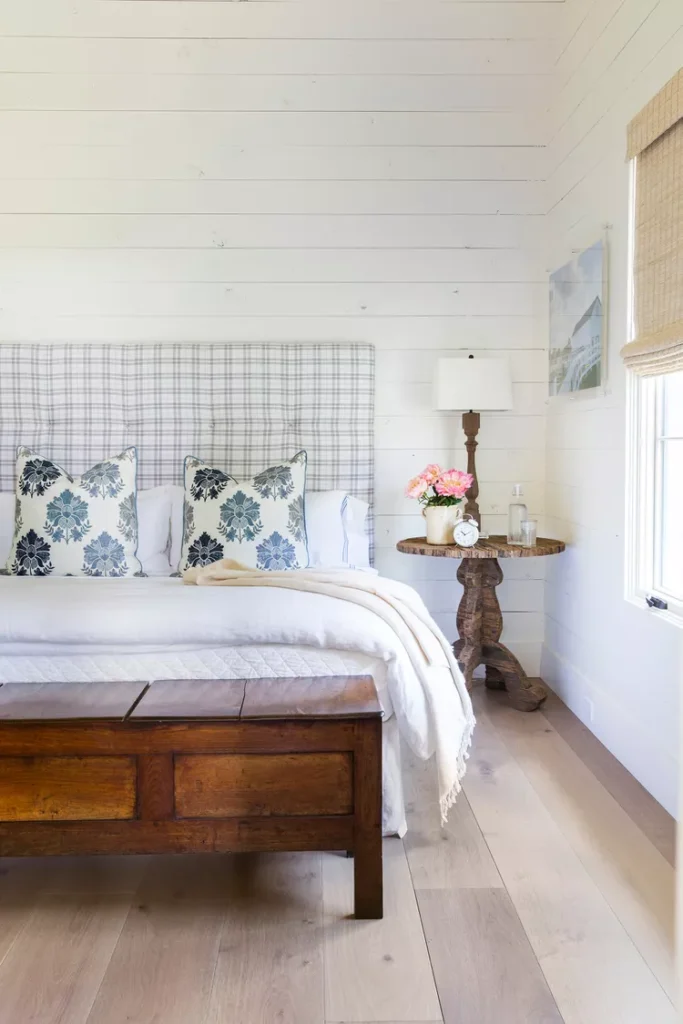 Rustic, french bedroom.