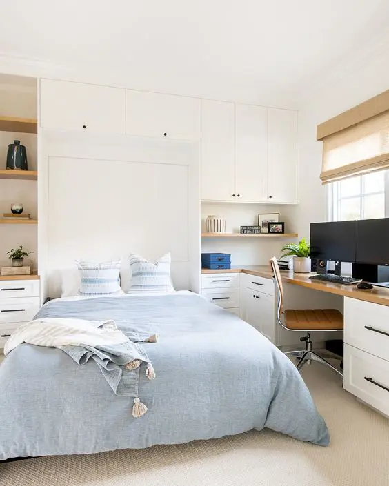 Home office or a place to sleep? looks like it's both and better.