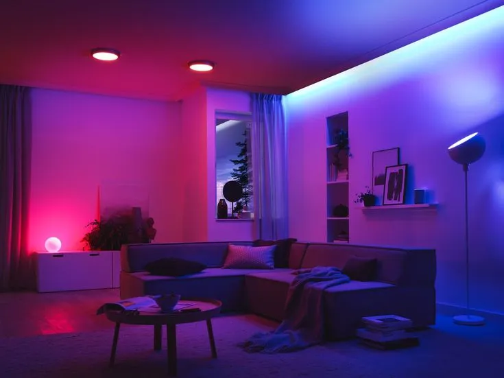 Color changing LED bulbs.
