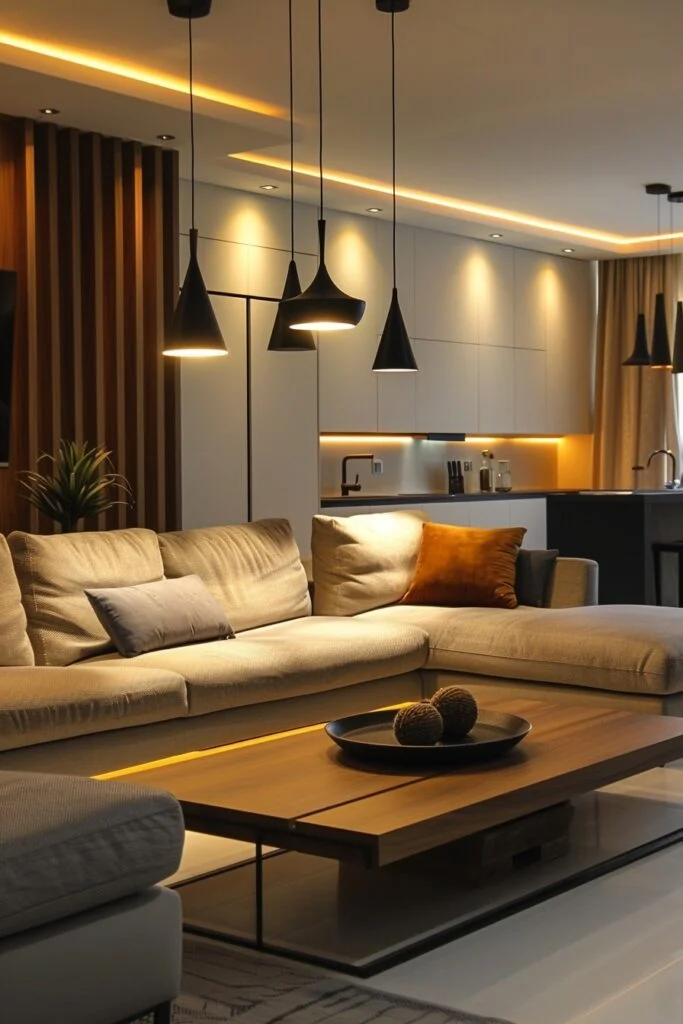 LED strip lighting.