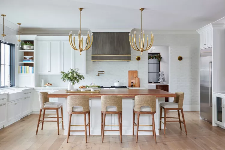 Gold Chandeliers.