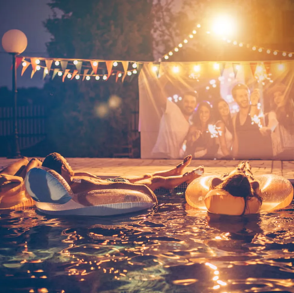 Pool night or movie night or both?