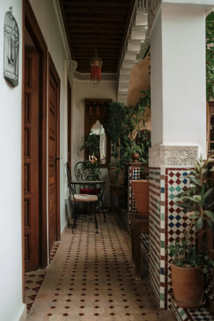 Marrakech hallway.