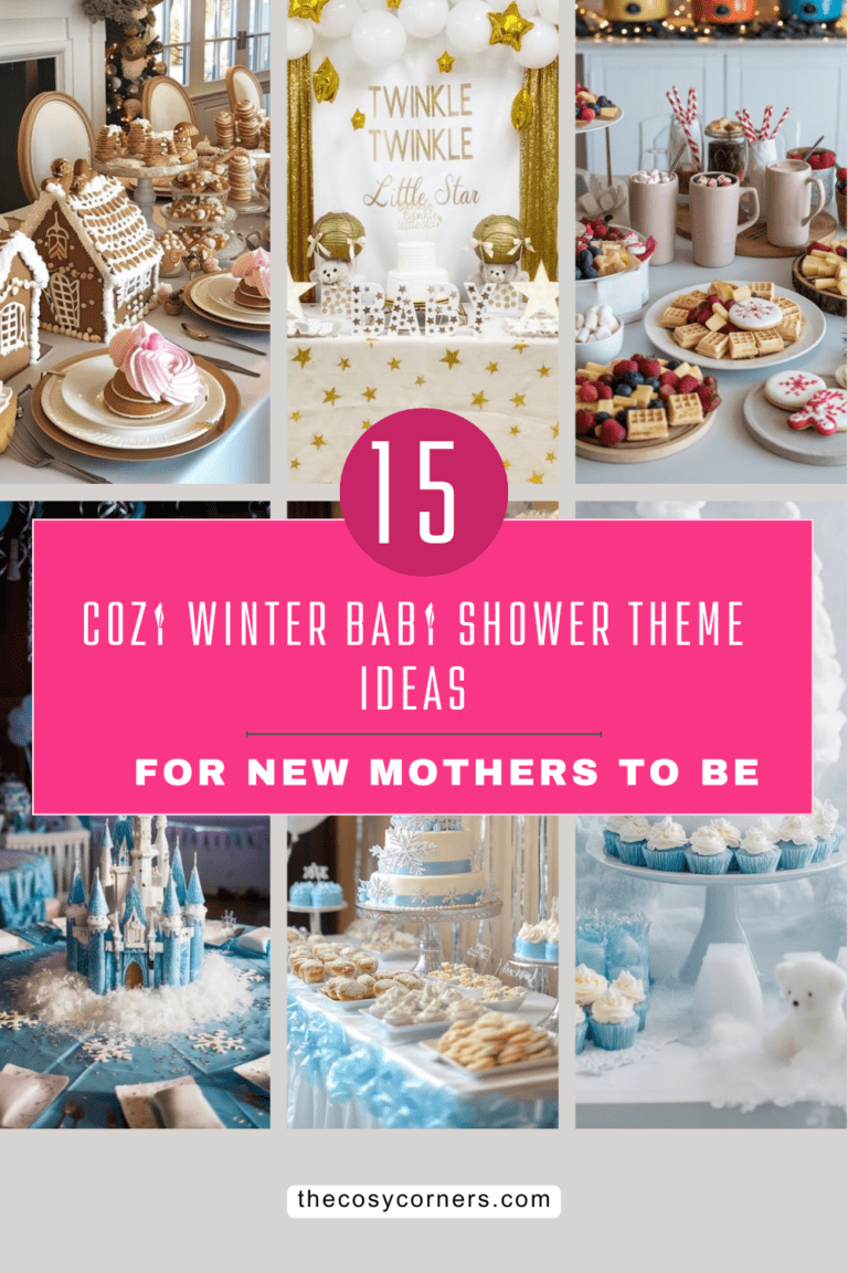 15 Cozy Winter Baby Shower Theme Ideas