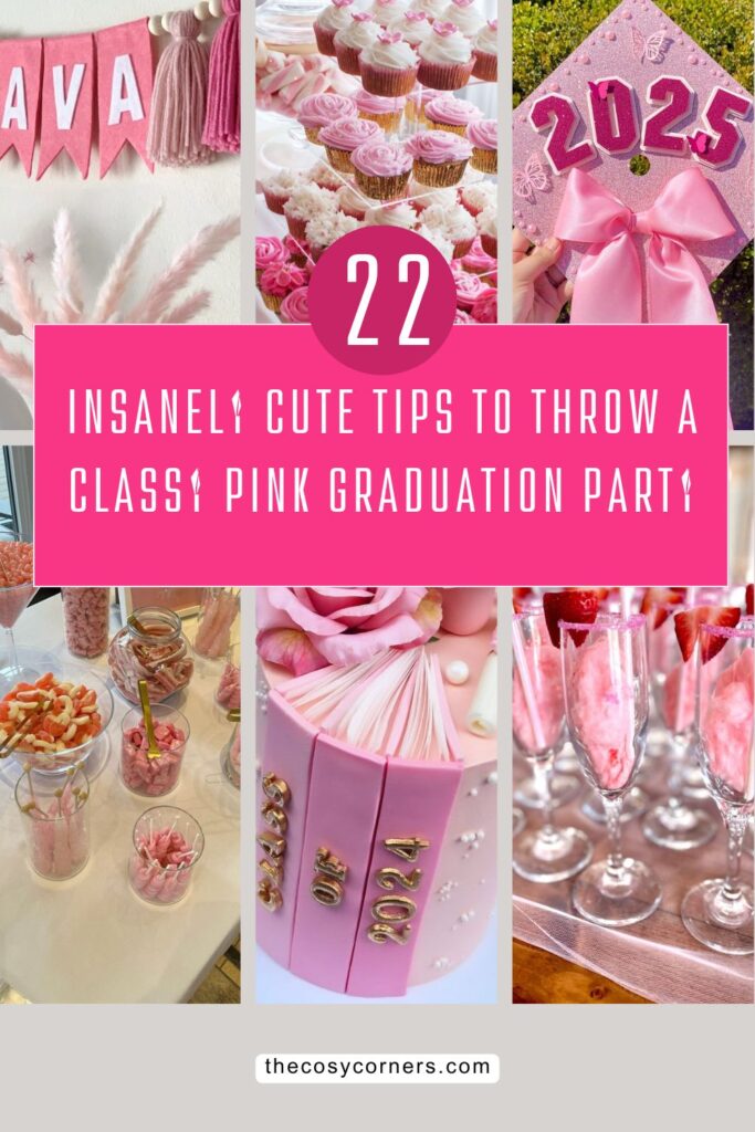 22 Insanely Cute Tips to Throw a Classy Pink Graduation Party