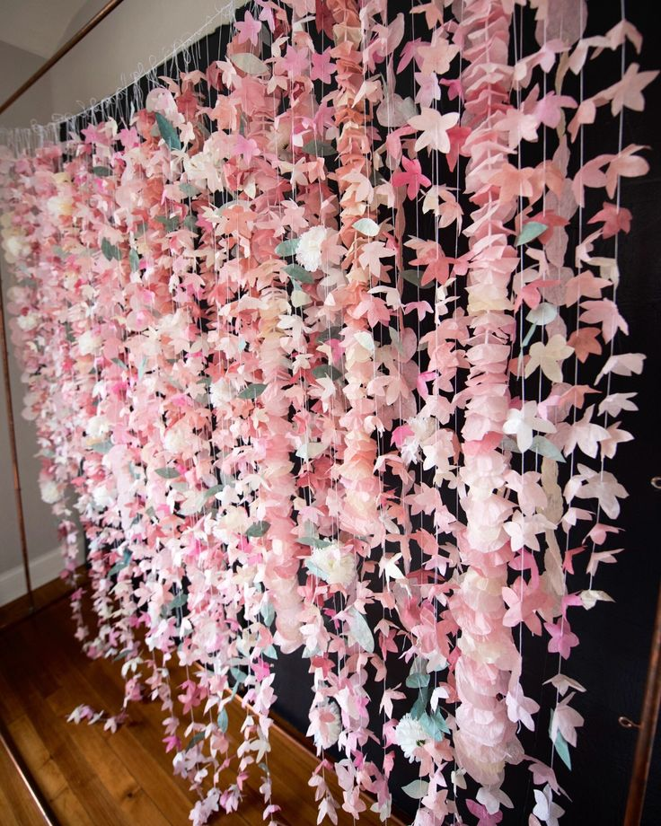 Floral Garlands for graduation back drop