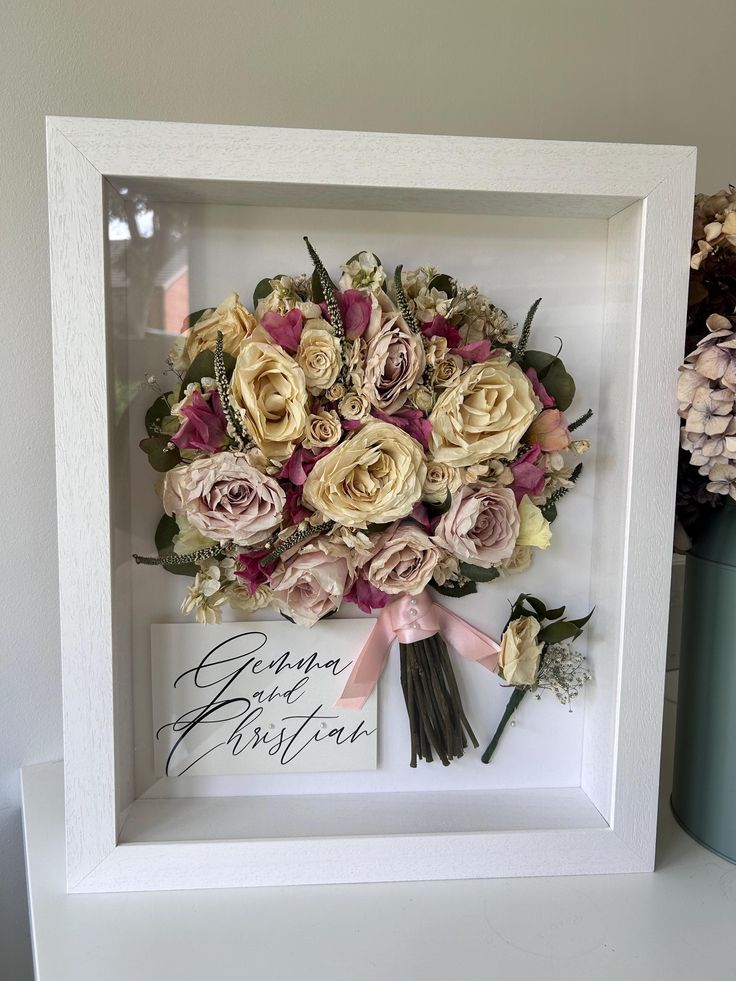 Flower Frame Graduation Bouquet