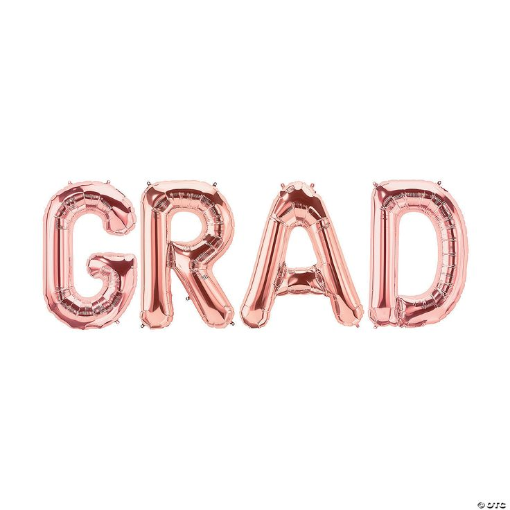 Letter Balloons for graduation party