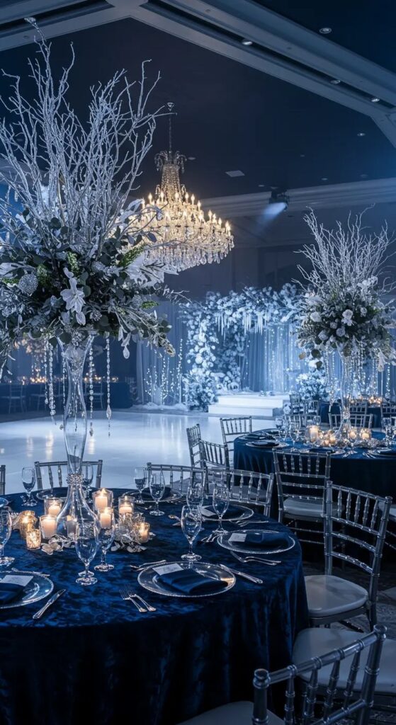 Jewel Tone Wedding Sapphire Winter