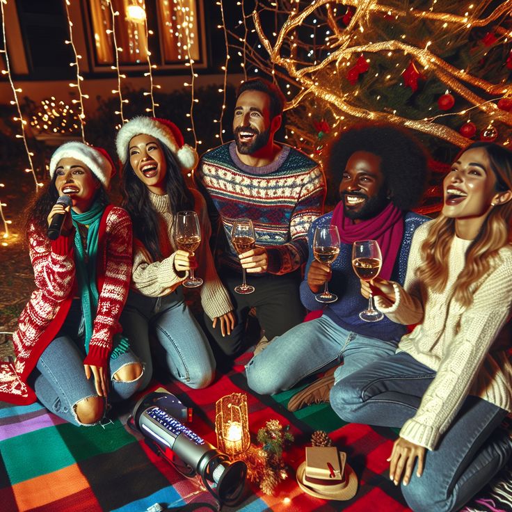 Singing Family Christmas Party Ideas