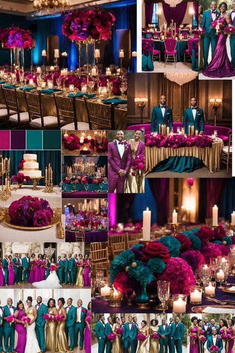 Jewel Tone Wedding Themes Ideas