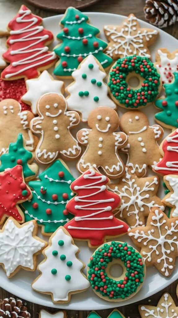 Christmas Tea Party Gingerbread Cookie Decorating