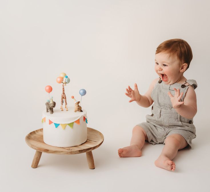 One Happy Camper First Birthday Smash Cake