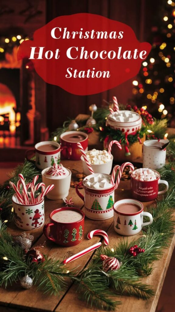Chocolate Bar Family Christmas Party Ideas