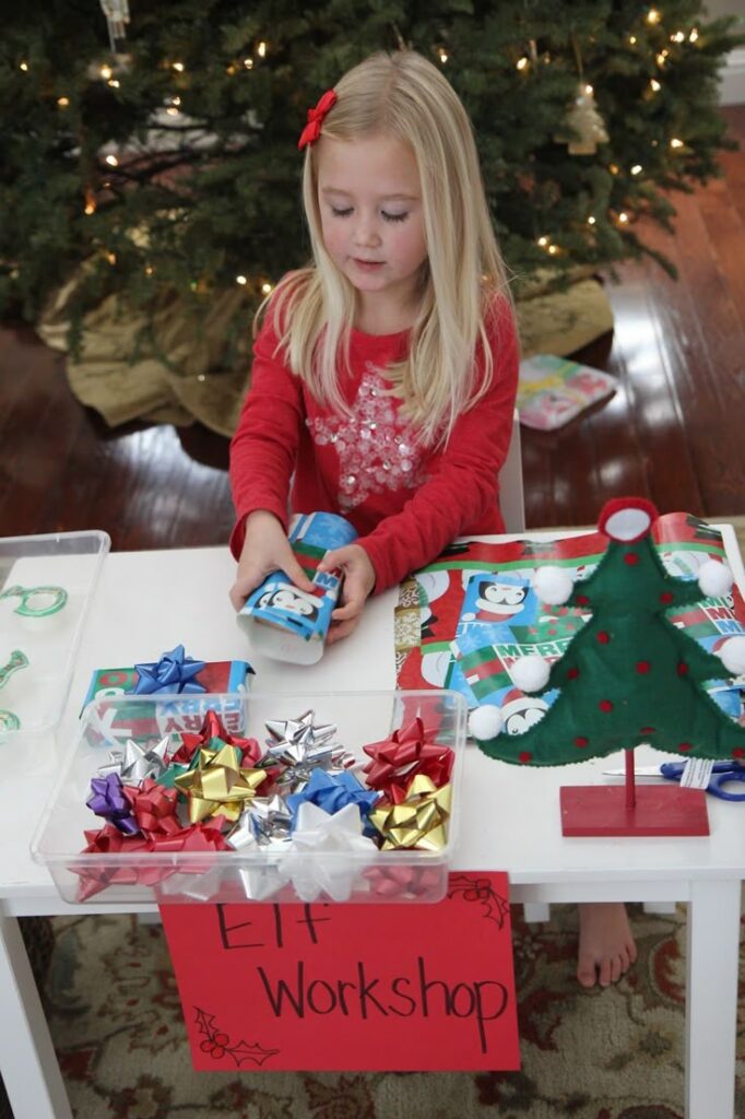 Santa's Craft Family Christmas Party Ideas