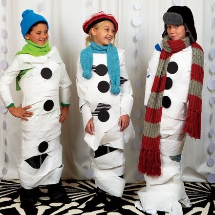 Snowman Family Christmas Party Ideas