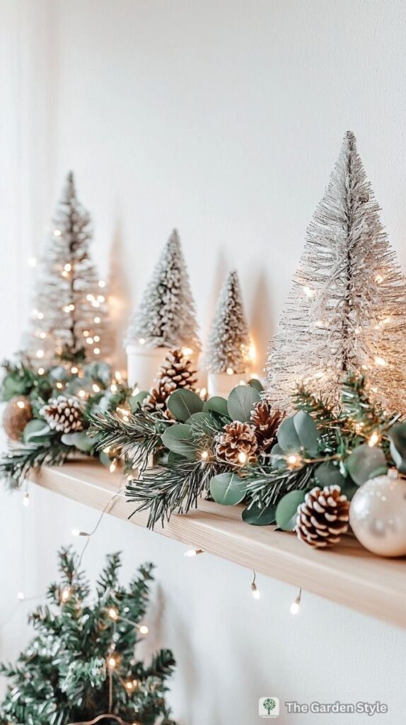 Christmas Tea Party Frosted Pinecone Elegance