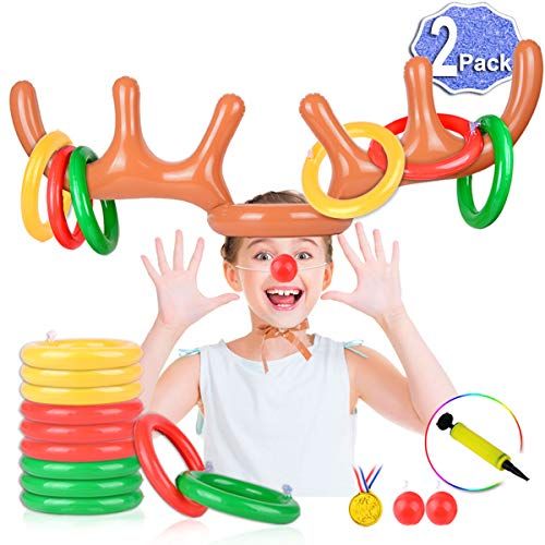 Christmas Game Reindeer Antler Ring Toss