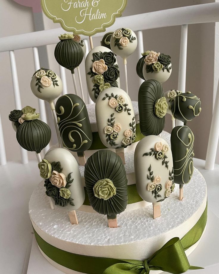 Jewel Tone Wedding Garnet Dessert Pops