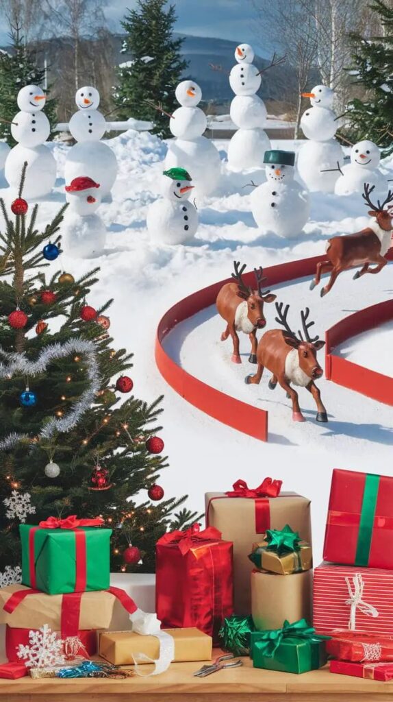 Christmas Party Snow Fun Activities Ideas