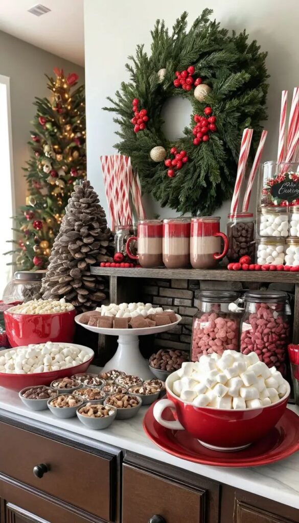 Christmas Party Hot Chocolate & Sweets Bar