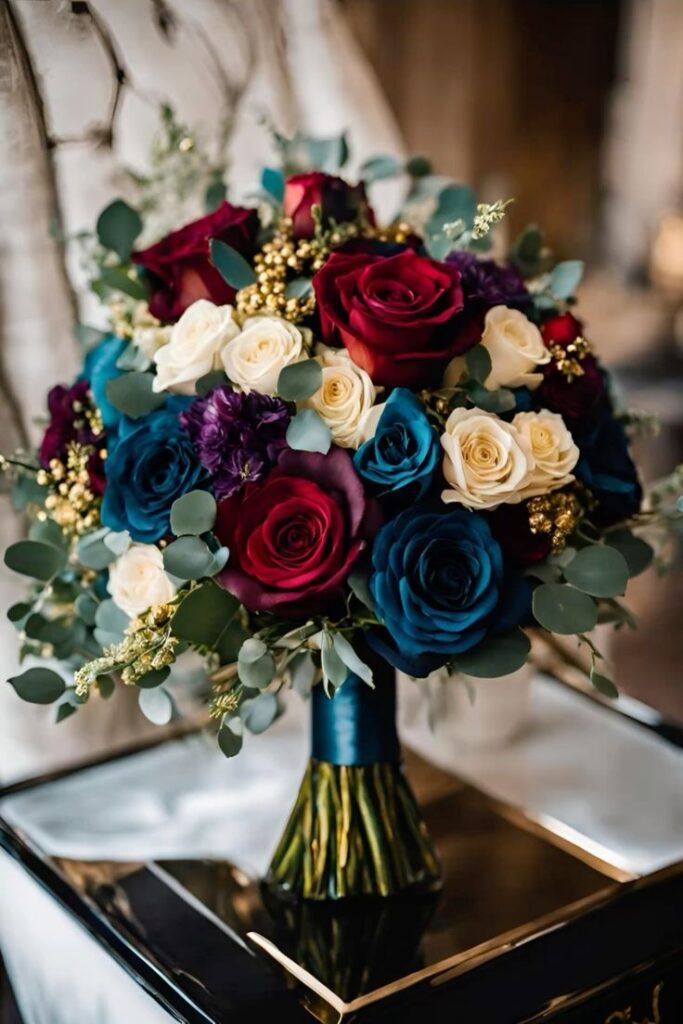 Jewel Tone Wedding Flowers Ideas
