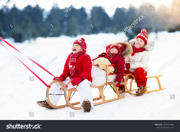 Sledding Family Christmas Party Ideas