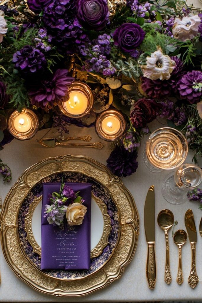 Jewel Tone Wedding Amethyst Garnet