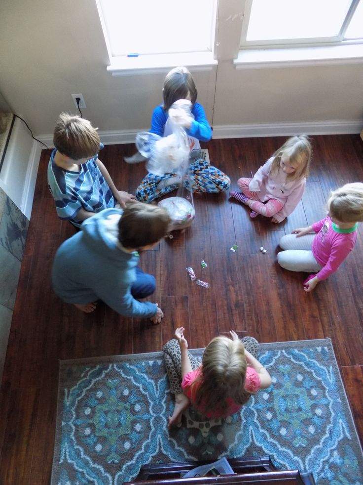 Christmas Saran Wrap Ball Game