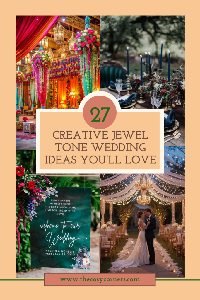 creative jewel tone wedding ideas you will love