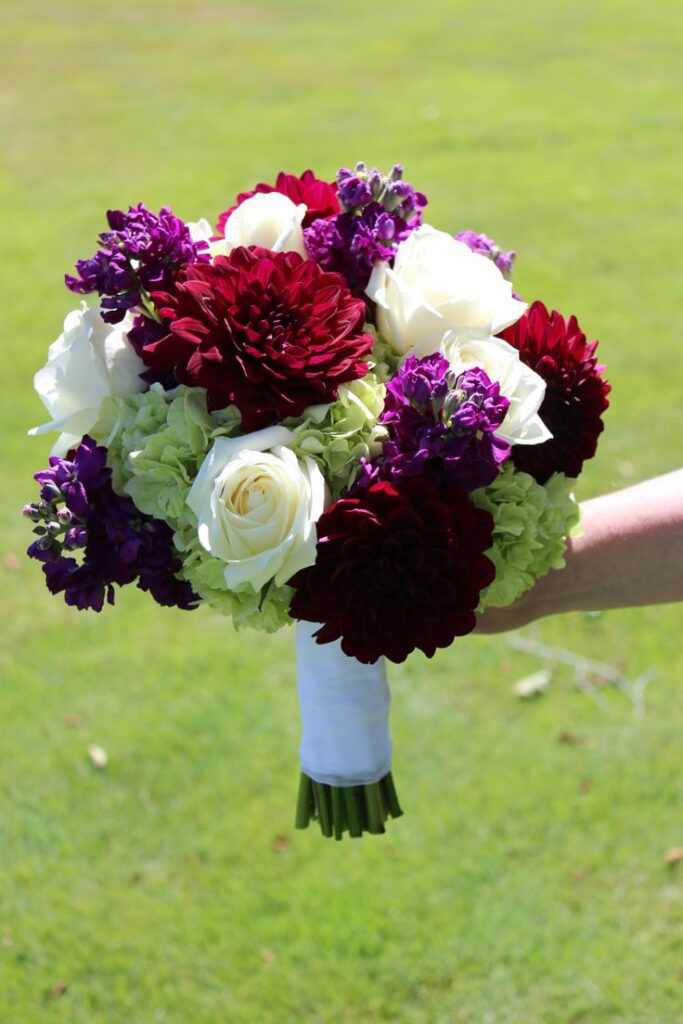 Jewel Tone Wedding Ruby Orchid
