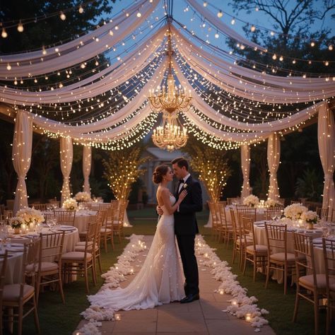 Jewel Tone Wedding Crystal Accents With Lighting