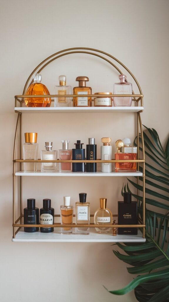 Metal Stand Perfume Organiser