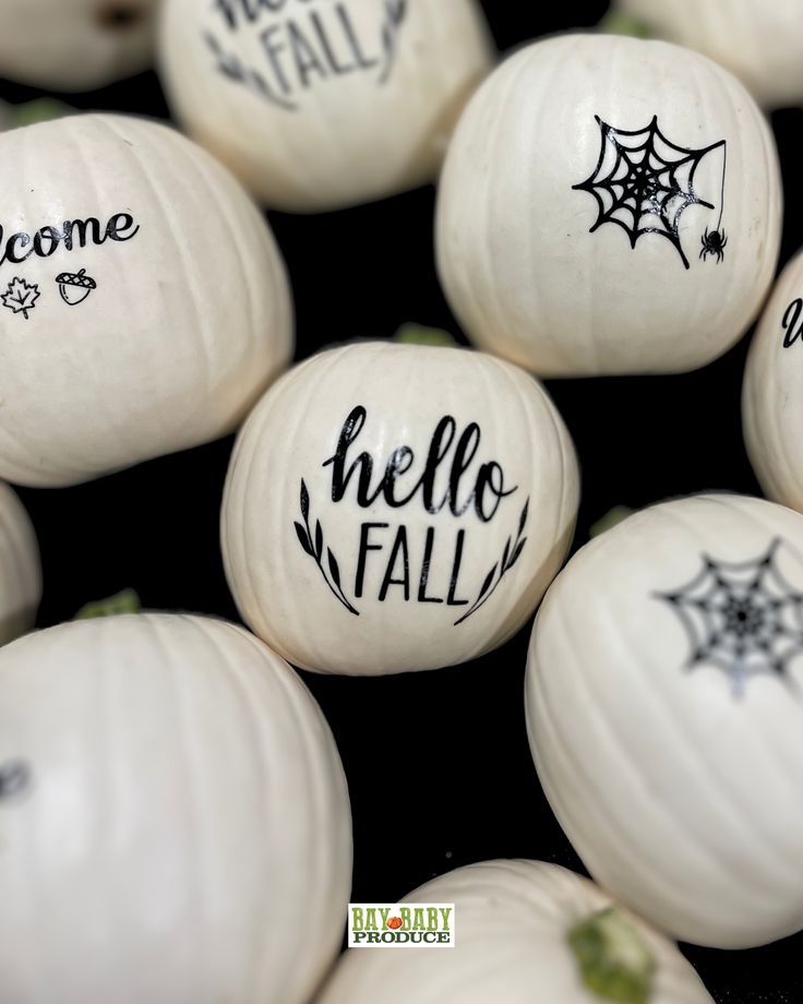 Accent Pumpkins (Painted or White Ones)