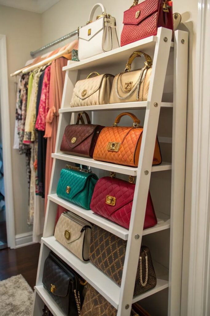 Color-Coded Handbag Display