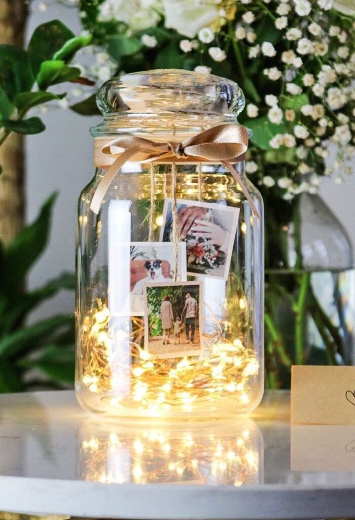 DIY Candy Jar Graduation Centerpieces