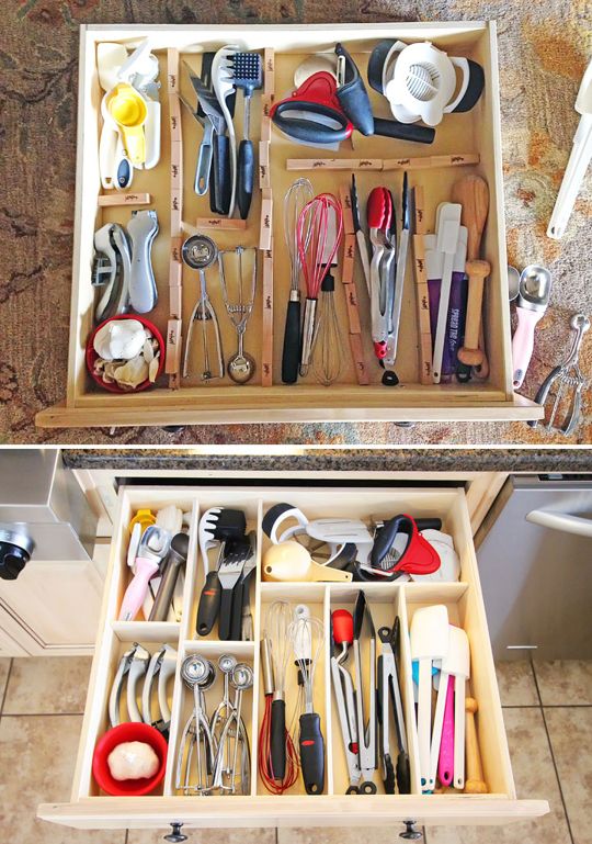 Custom Adjustable Wood Dividers