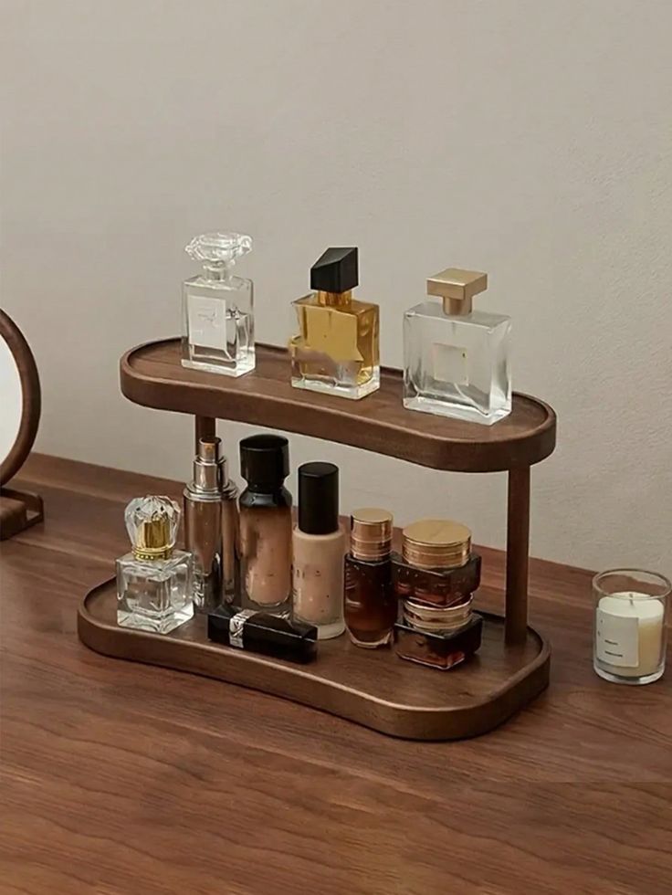 Wooden Tray Perfume Holder