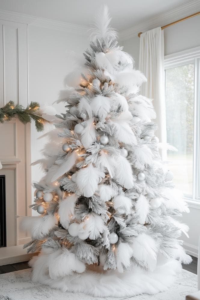 Feathery White Tree Aesthetic