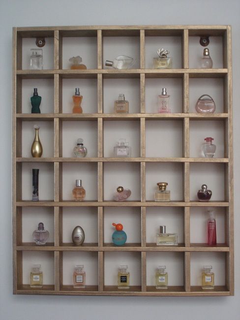 Vintage Perfume Vanity Setup