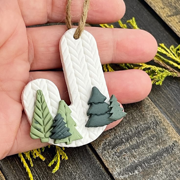 Stamped Clay Ornaments