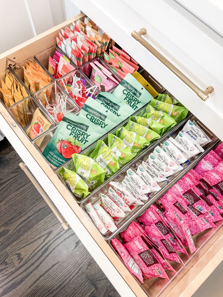 Drawer Snack Pouch Organizers