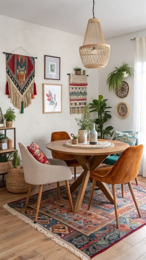 Add Bohos On The Dining Wall