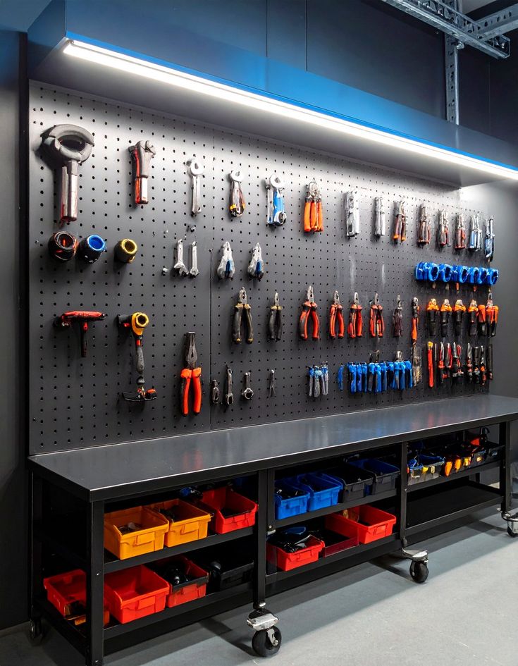 Mount a Full-Wall Pegboard for Tools