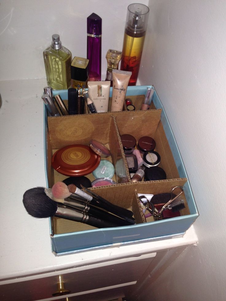 Repurposed Jewelry Tray Storage