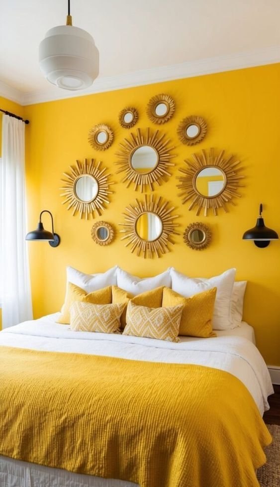 yellow bedroom